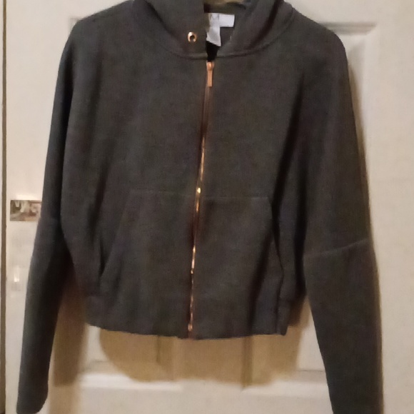 NWOT CROPPED HOODIE - Picture 2 of 4